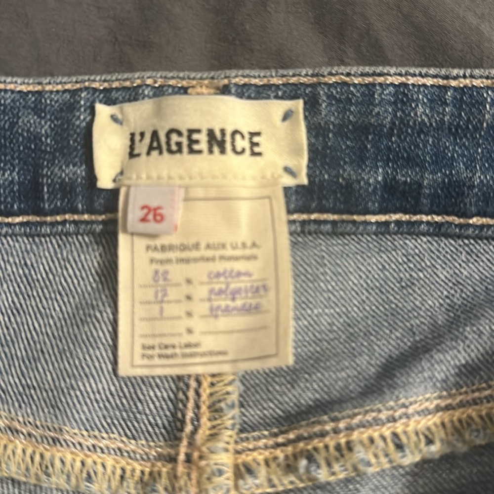 L’Agence Ruth High Rise straight jeans. Size 26. NWT - Picture 5 of 6